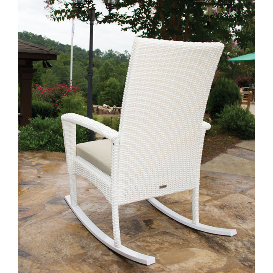 Bayview Magnolia Wicker Rocking Chair - living-essentials