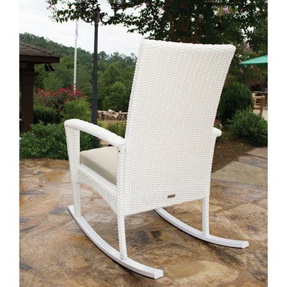 Bayview Magnolia Wicker Rocking Chair - living-essentials