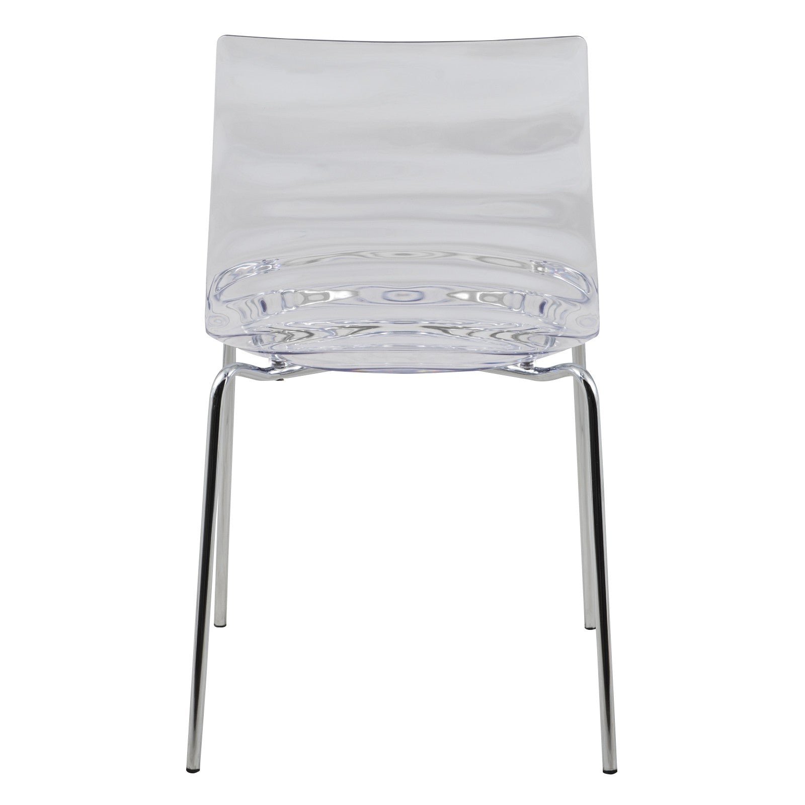 Asha Clear Water-Drop Dining Chair - living-essentials