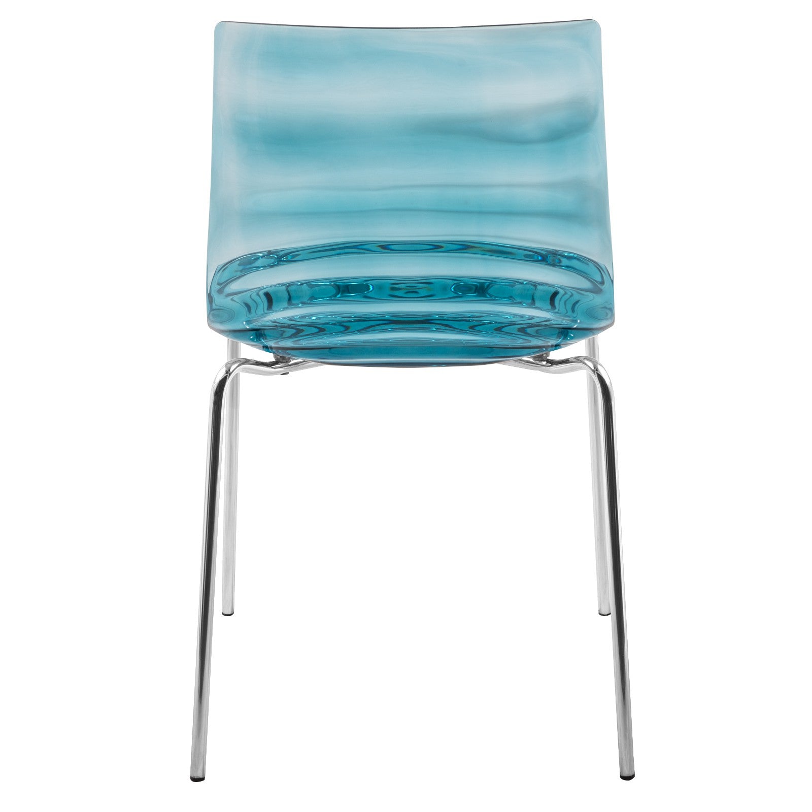 Asha Blue Water-Drop Dining Chair - living-essentials