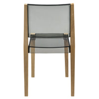 Bastian Black Wooden Frame Dining Chair - living-essentials