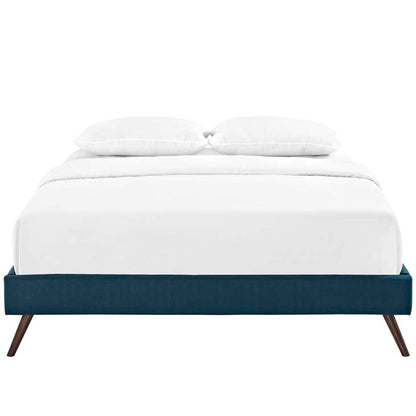 Lona Queen Bed Frame with Round Splayed Legs - living-essentials