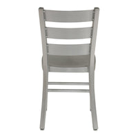 Delta Silver Aluminum Dining Chair - living-essentials