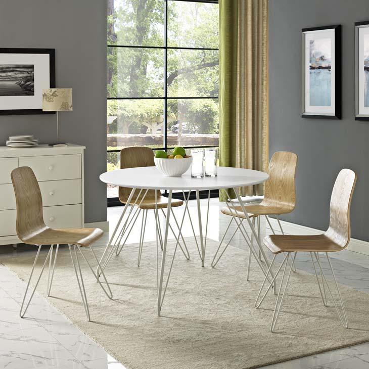 Saffire Hairpin Circular Dining Table - living-essentials