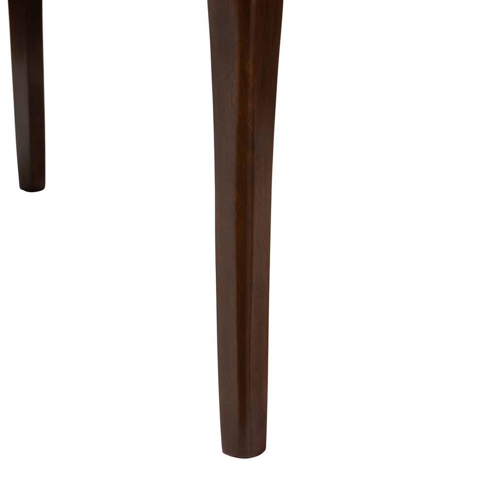 Ridge Walnut Brown Finished Extendable Dining Table - living-essentials