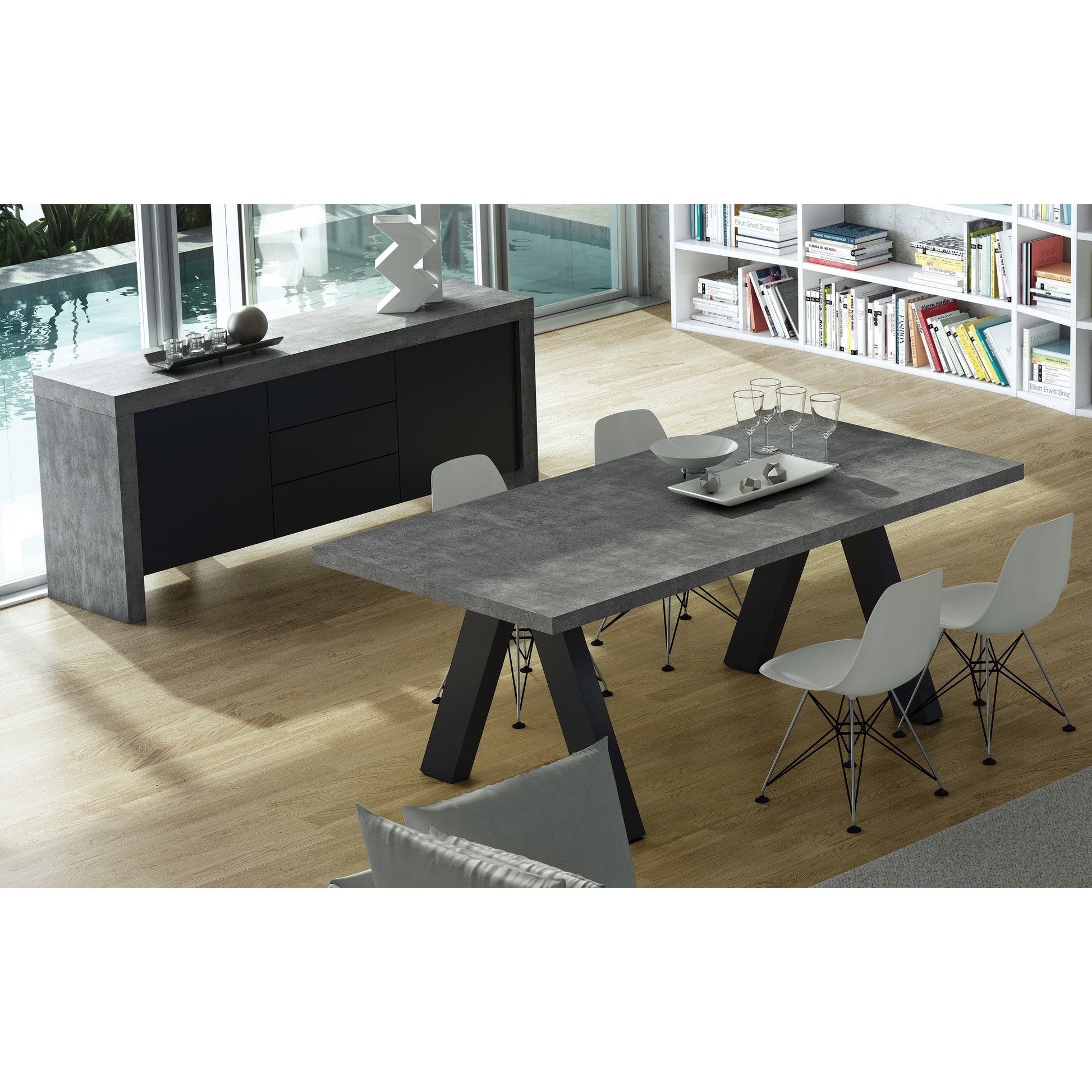Ajax Extended Dining Table - living-essentials