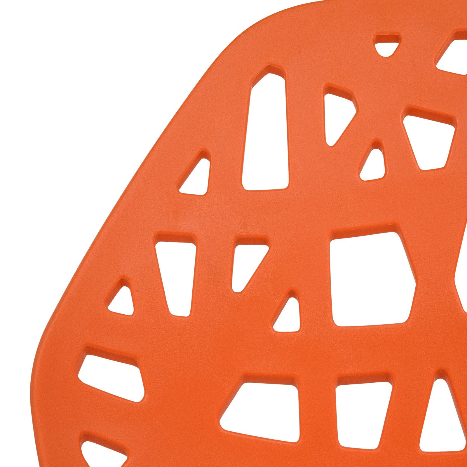 Akira Orange Chair with Dowel Legs - living-essentials