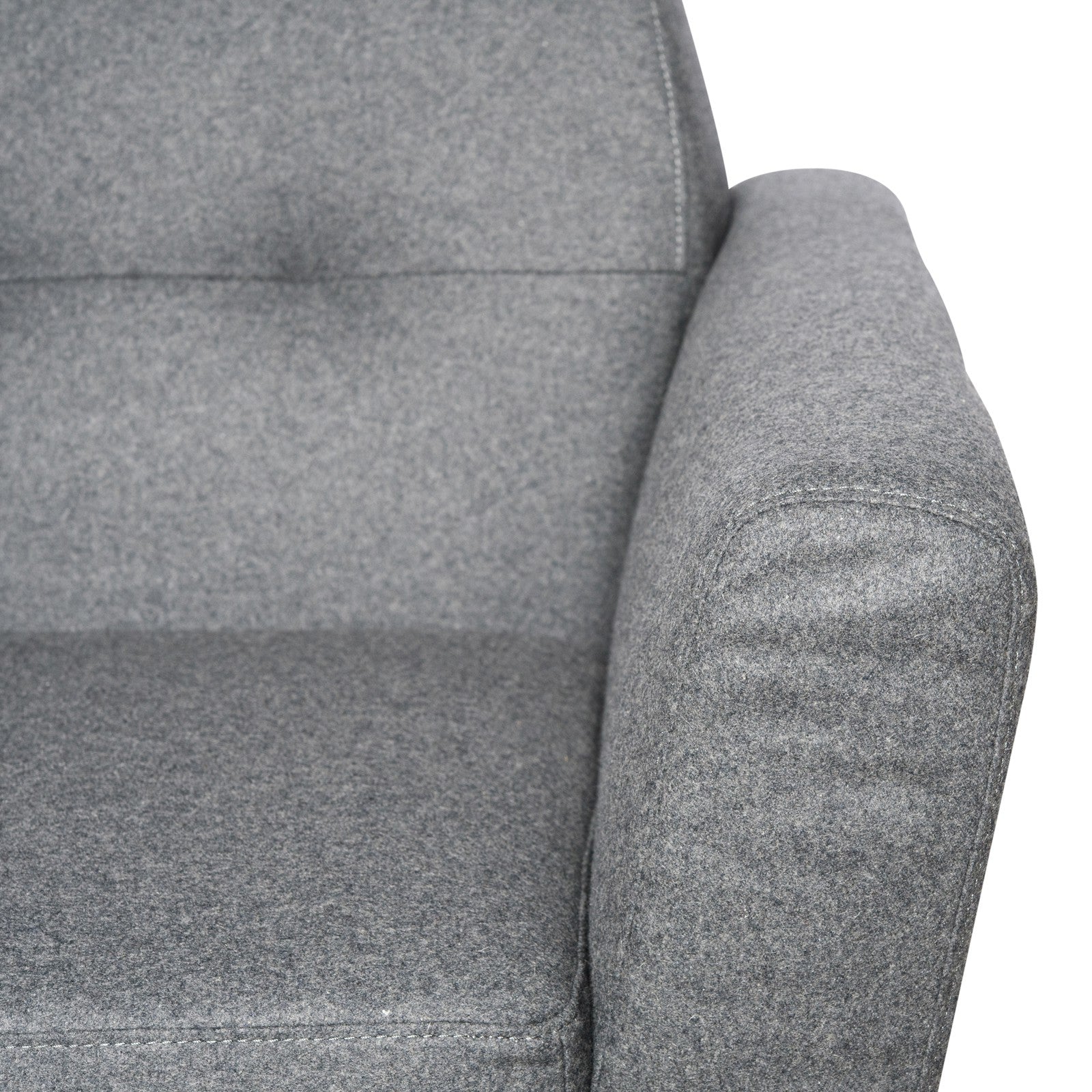 Luca Light Grey Wool Sofa - living-essentials