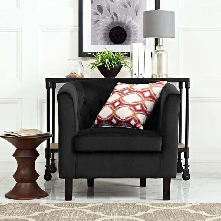 Flair Velvet Armchair - living-essentials