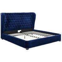 Philly King Navy Blue Bed Frame - living-essentials