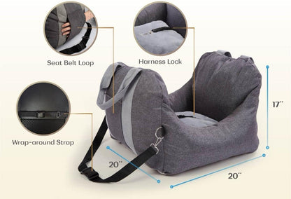 Dog Car Seat Travel Carrier Bed