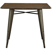 Alma 36" Square Wood Dining Table - living-essentials