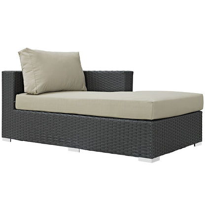 Mont Royal 6 Piece Outdoor Patio Sunbrella Sectional Set - living-essentials