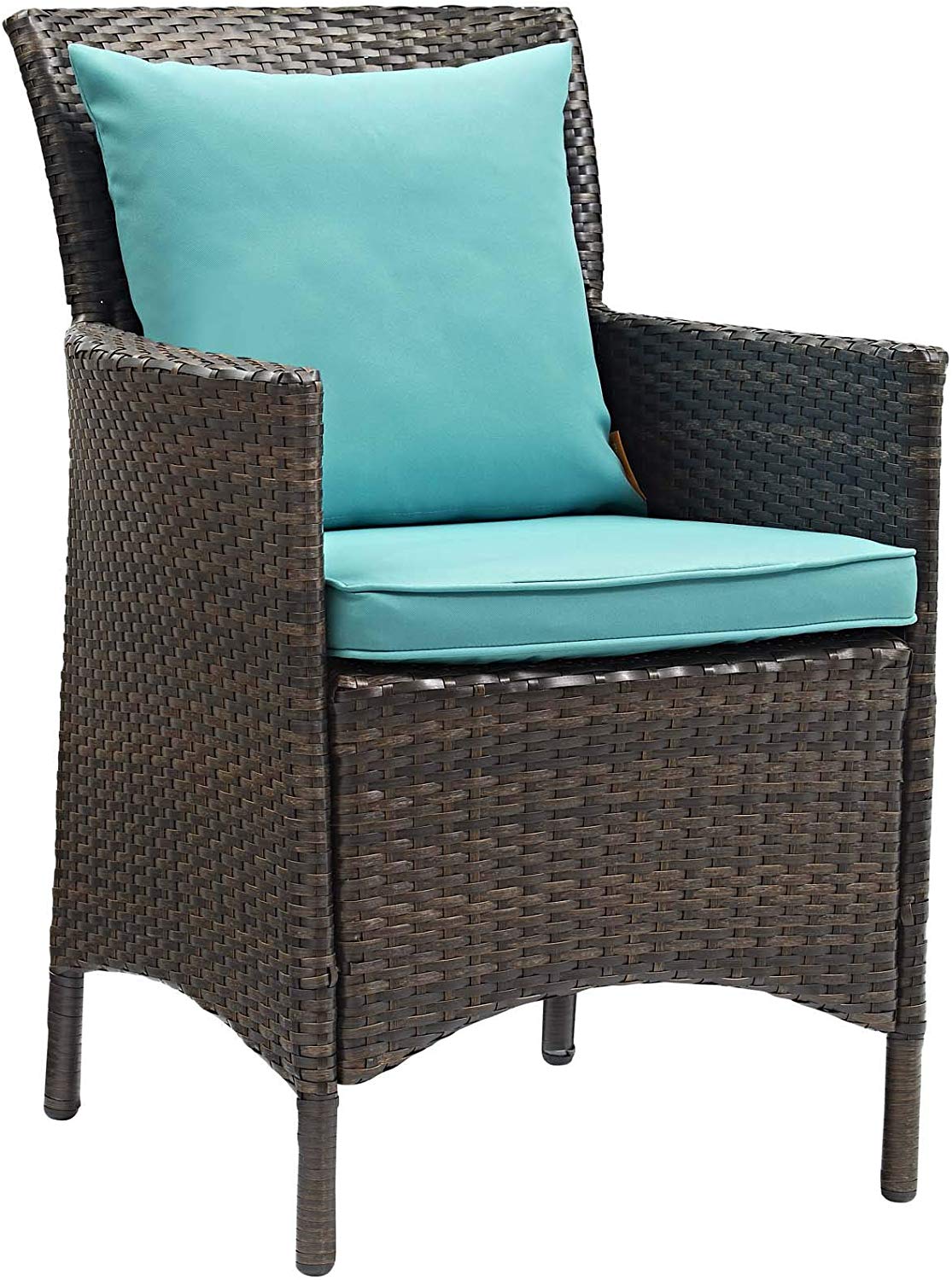Cadence 5 Piece Outdoor Patio Wicker Rattan Set - -living essentials-