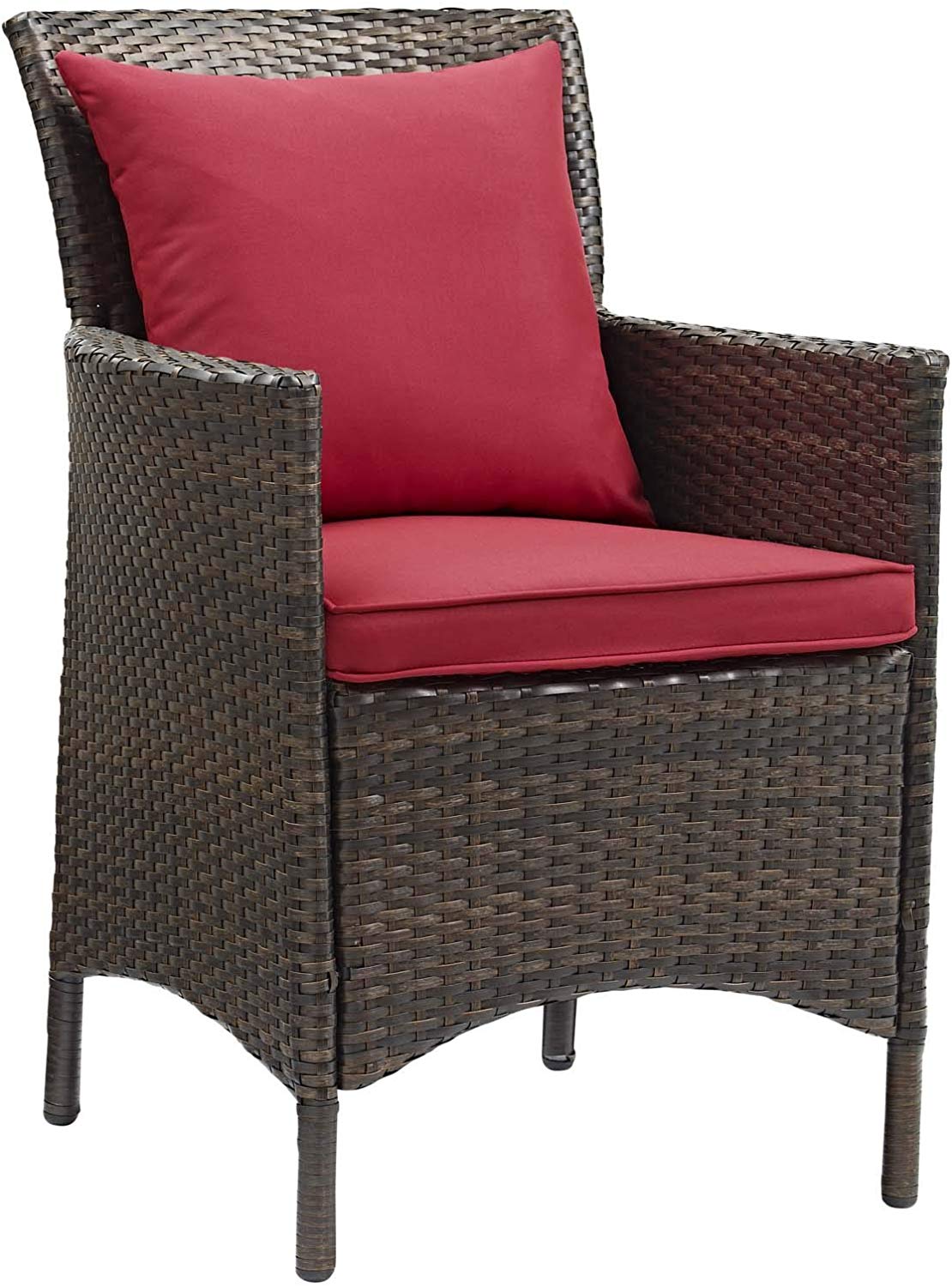 Cadence 5 Piece Outdoor Patio Wicker Rattan Set - -living essentials-