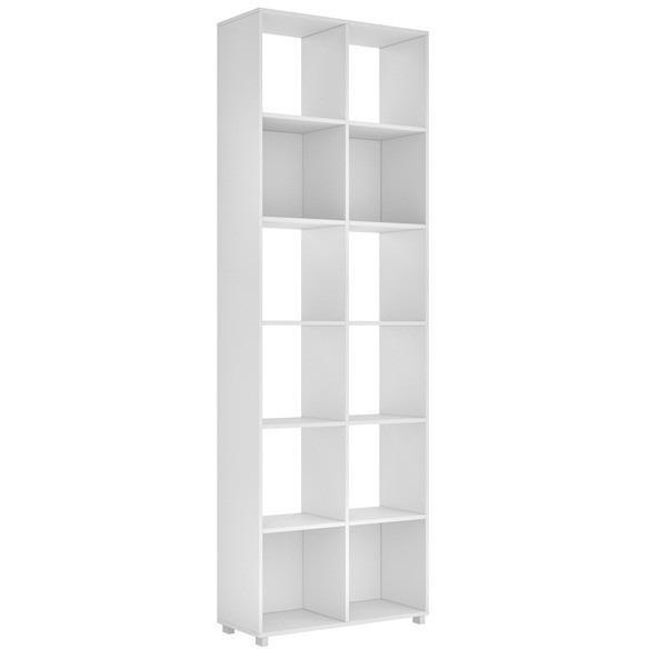 12- Shelf Natal 1.0 Bookcase in  White - living-essentials