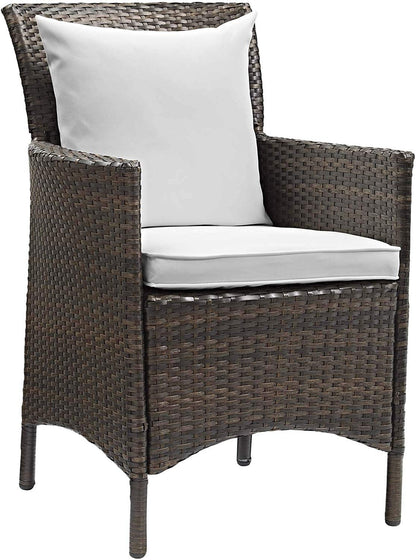Cadence 5 Piece Outdoor Patio Wicker Rattan Set - -living essentials-