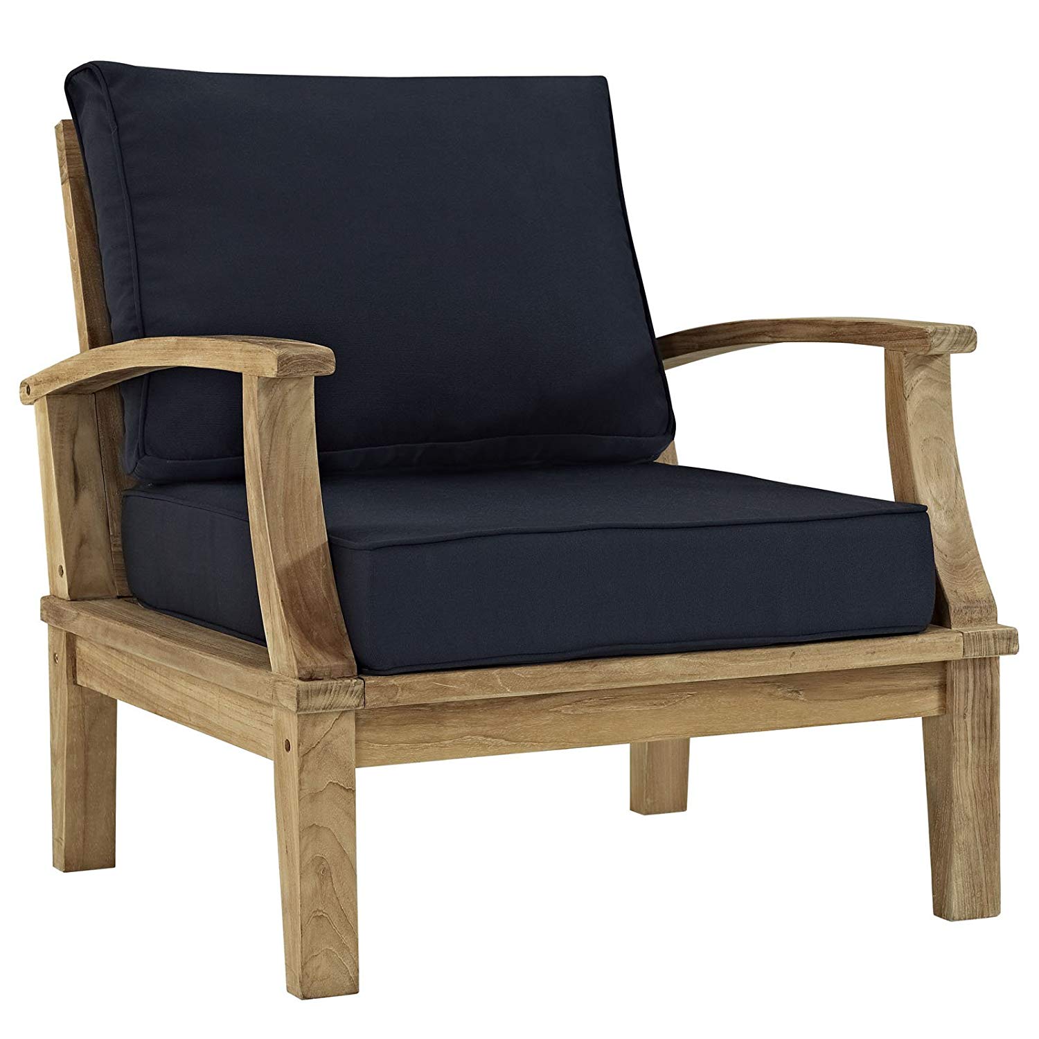 Mildew Outdoor Patio Teak Armchair - living-essentials