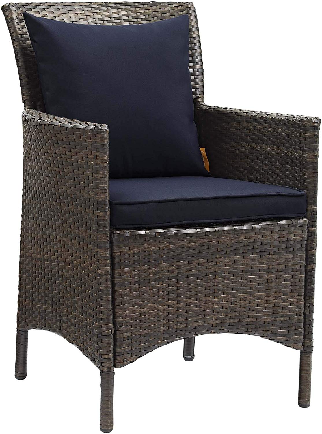 Cadence 5 Piece Outdoor Patio Wicker Rattan Set - -living essentials-