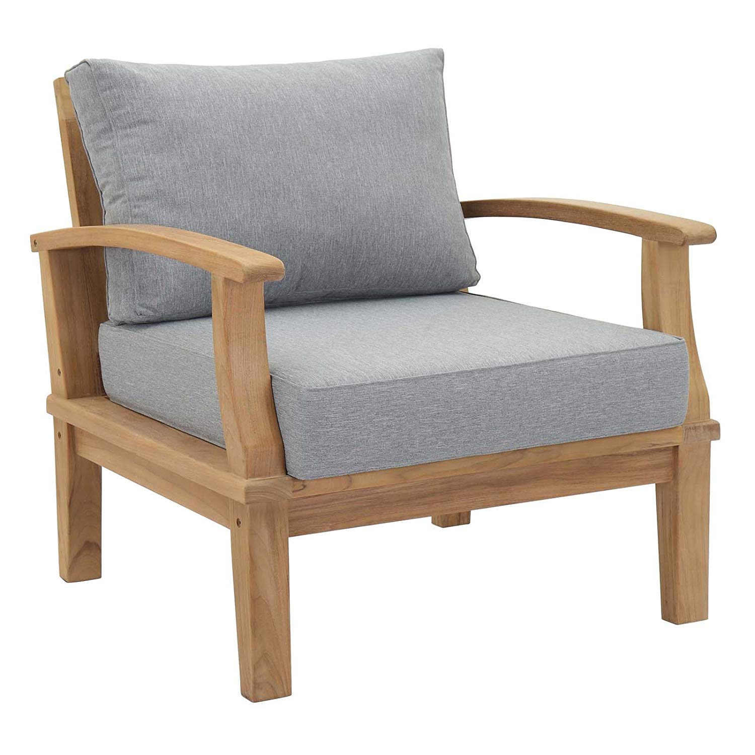 Mildew Outdoor Patio Teak Armchair - living-essentials