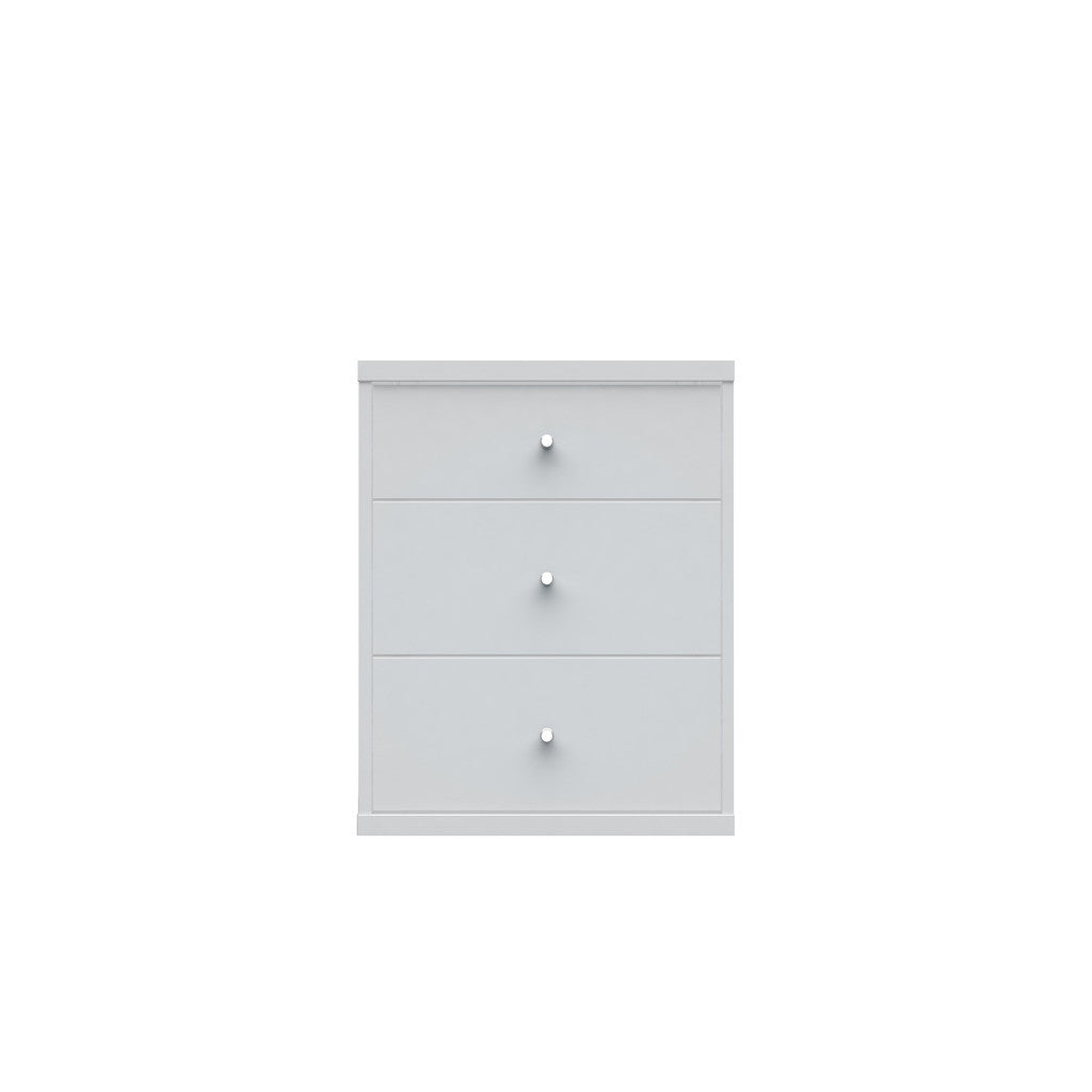 Astor 2.0 Modern Night stand with 3- Drawers in Maple Cream - living-essentials
