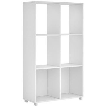 6- Shelf Natal 2.0 Bookcase in  White - living-essentials