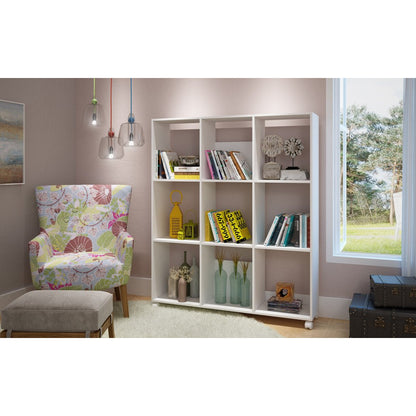 9- Shelf Natal 3.0Bookcase in  White - living-essentials