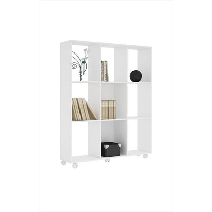 9- Shelf Natal 3.0Bookcase in  White - living-essentials