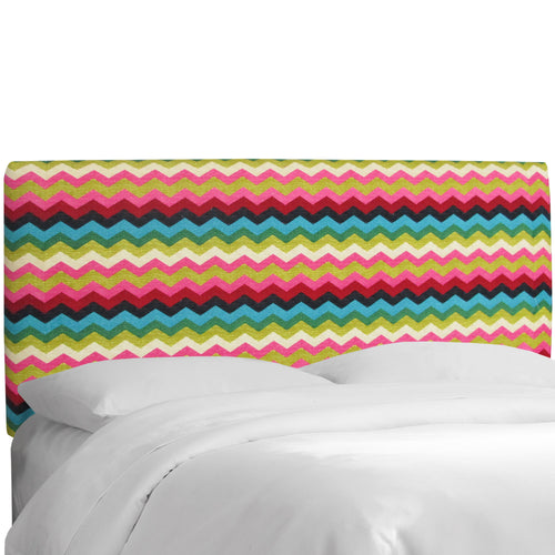 Cybele Panama Wave Desert Flower Upholstered Queen Headboard - living-essentials