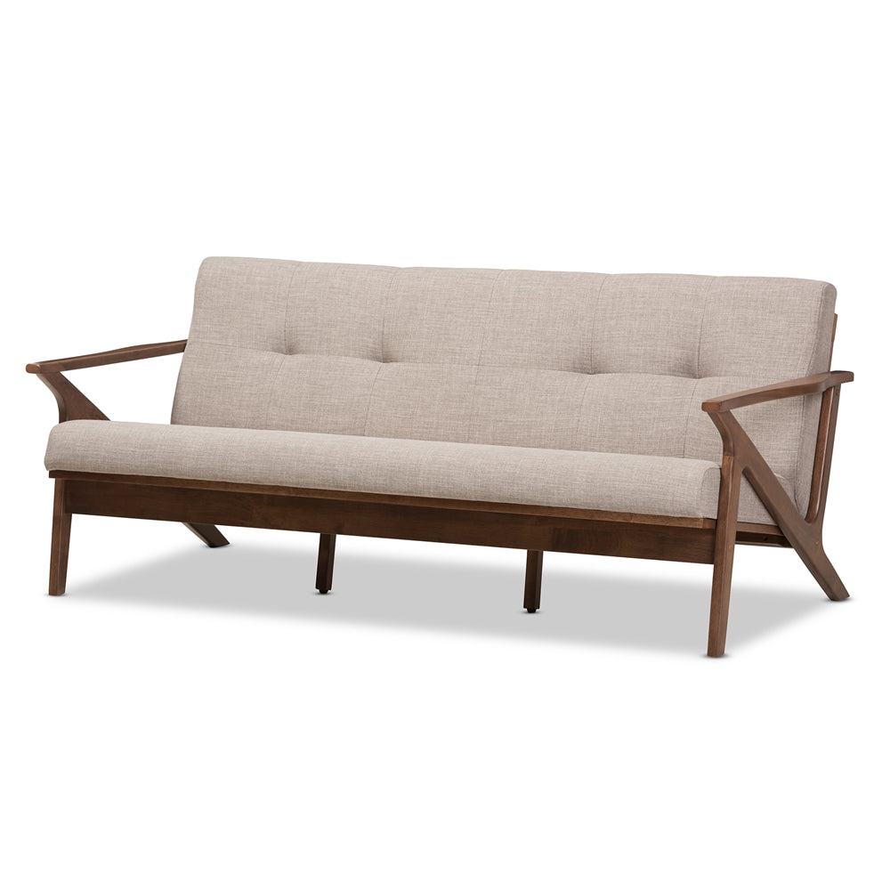Augustine Fabric Tufted 3-Seater Sofa