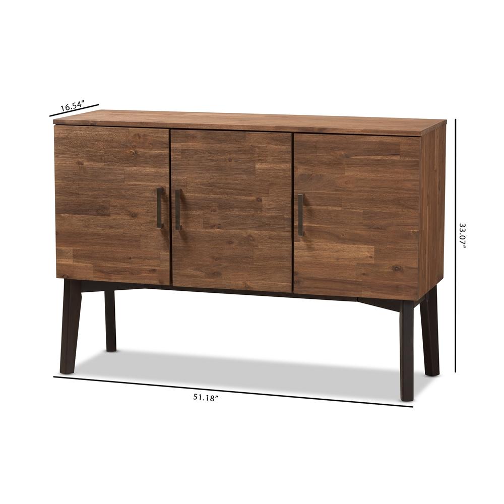 Sereniti 3-Drawer Sideboard Buffet - living-essentials