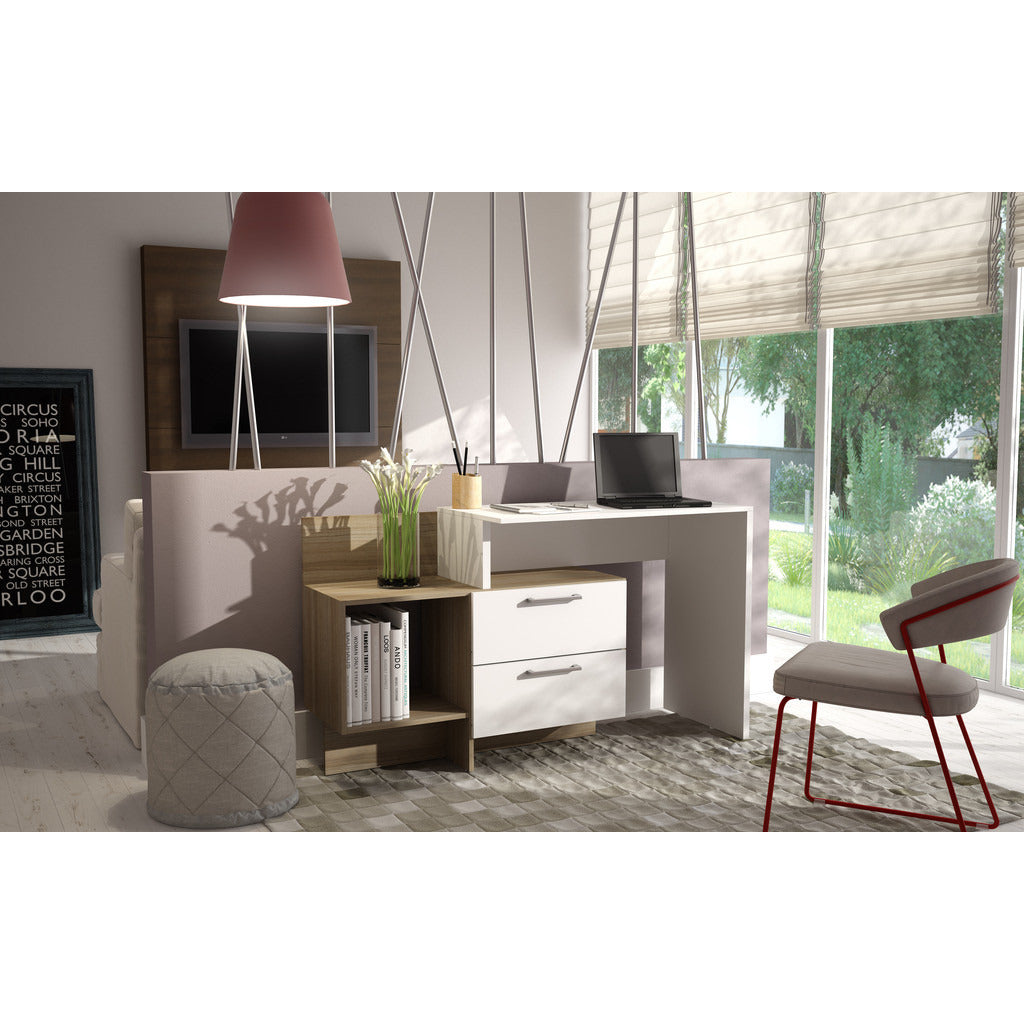 Teramo Home Desk  with 1 Shelves - living-essentials