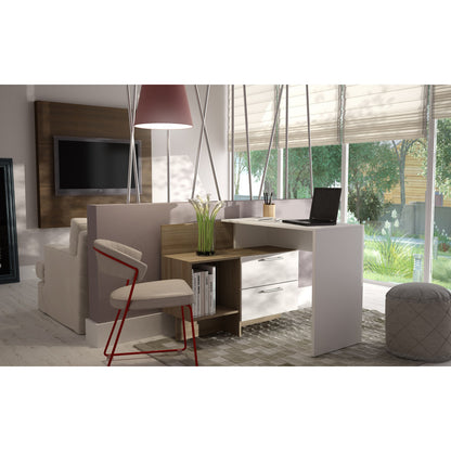 Teramo Home Desk  with 1 Shelves - living-essentials