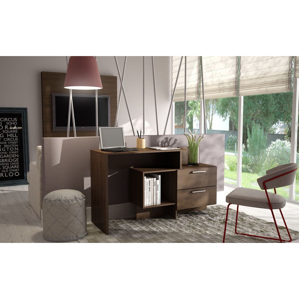 Teramo Home Desk  with 1 Shelves - living-essentials