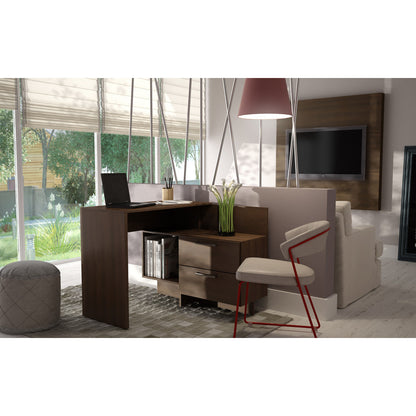 Teramo Home Desk  with 1 Shelves - living-essentials