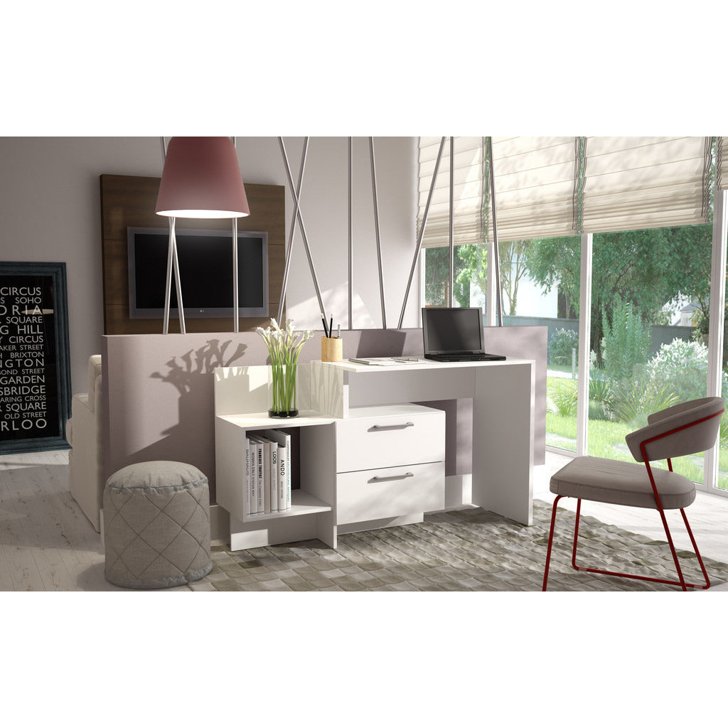 Teramo Home Desk  with 1 Shelves - living-essentials