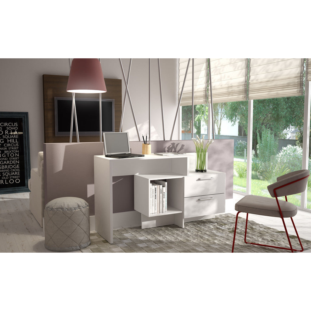 Teramo Home Desk  with 1 Shelves - living-essentials