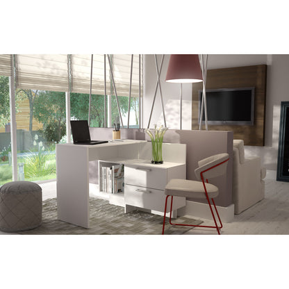 Teramo Home Desk  with 1 Shelves - living-essentials