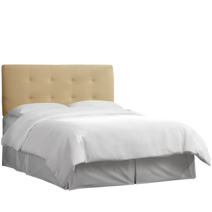 Raine Velvet Buckwheat Tufted Full Headboard - living-essentials