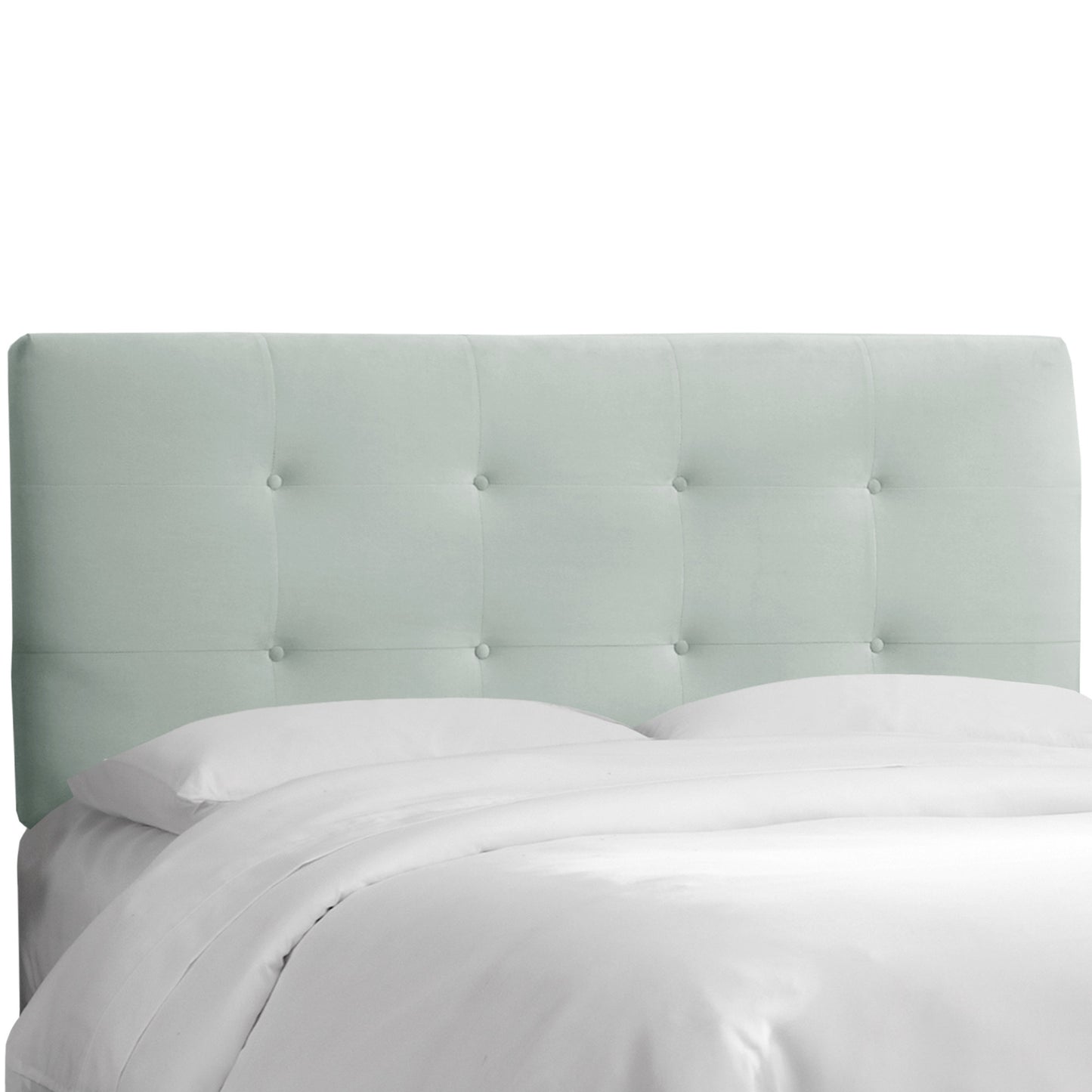 Dawn Velvet Pool Tufted Queen Headboard - living-essentials
