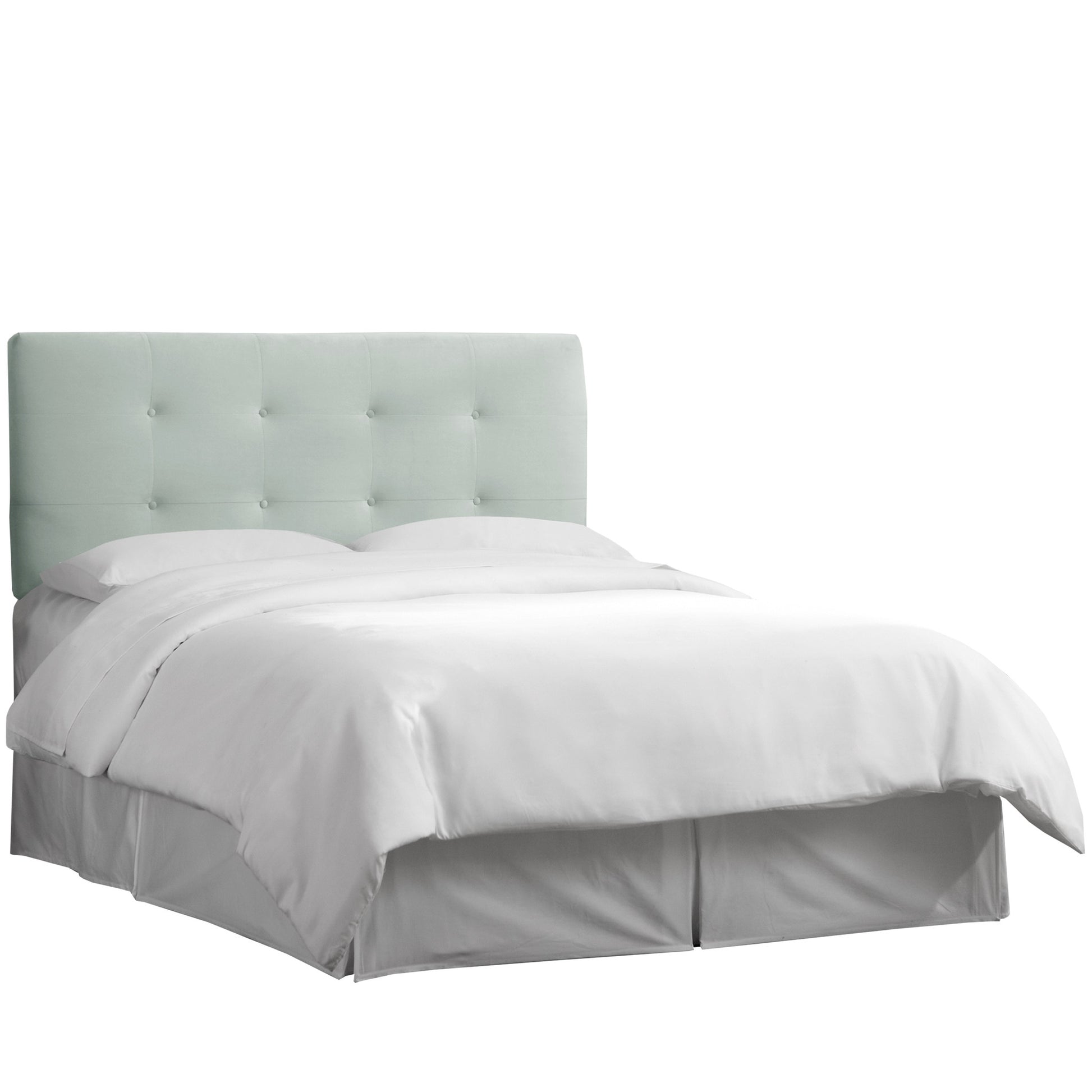 Dawn Velvet Pool Tufted Queen Headboard - living-essentials