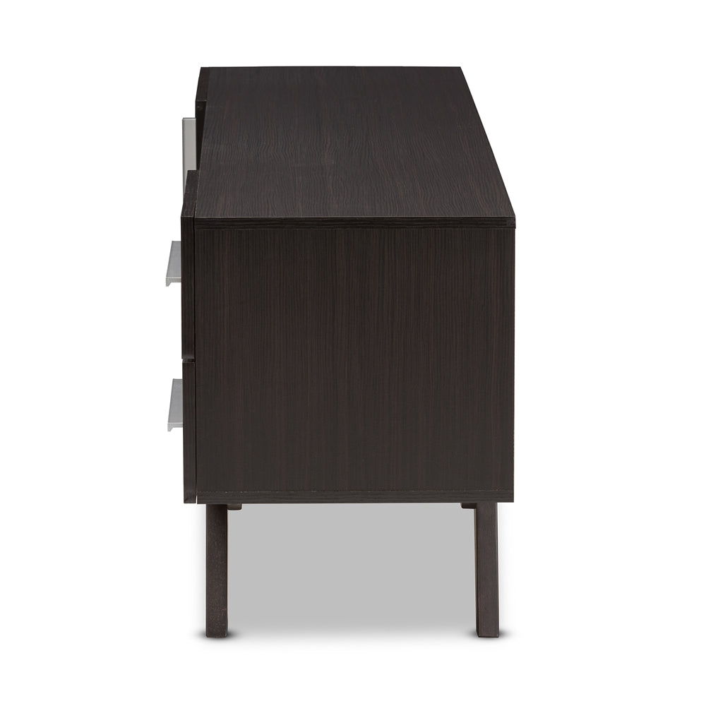 Asher Dark Brown TV Stand - living-essentials