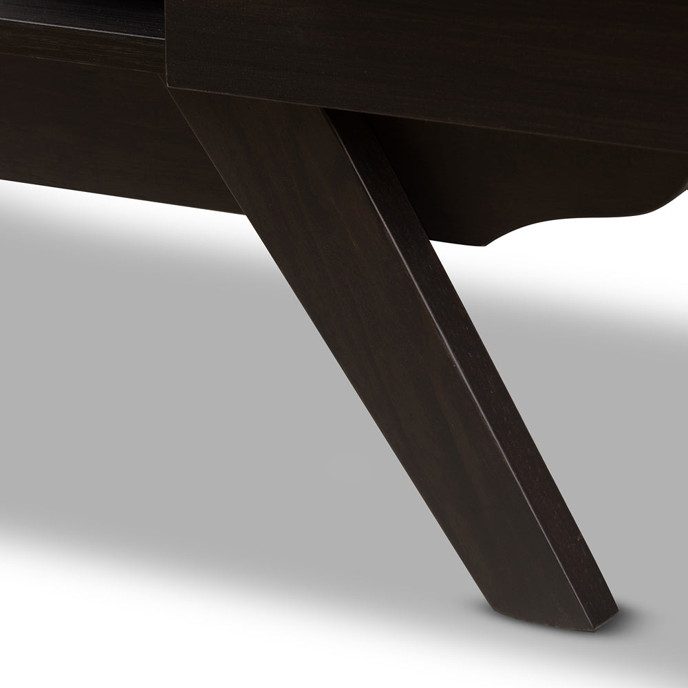 Asher Dark Brown TV Stand - living-essentials