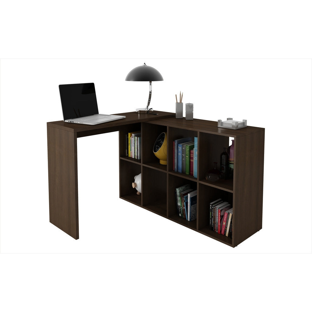 Taranto Cubby Desk  with 8 Shelves - living-essentials