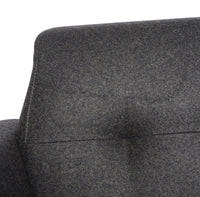 Luca Dark Grey Wool Sofa - living-essentials