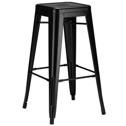 Tolix Style Barstool Set of 4 - living-essentials