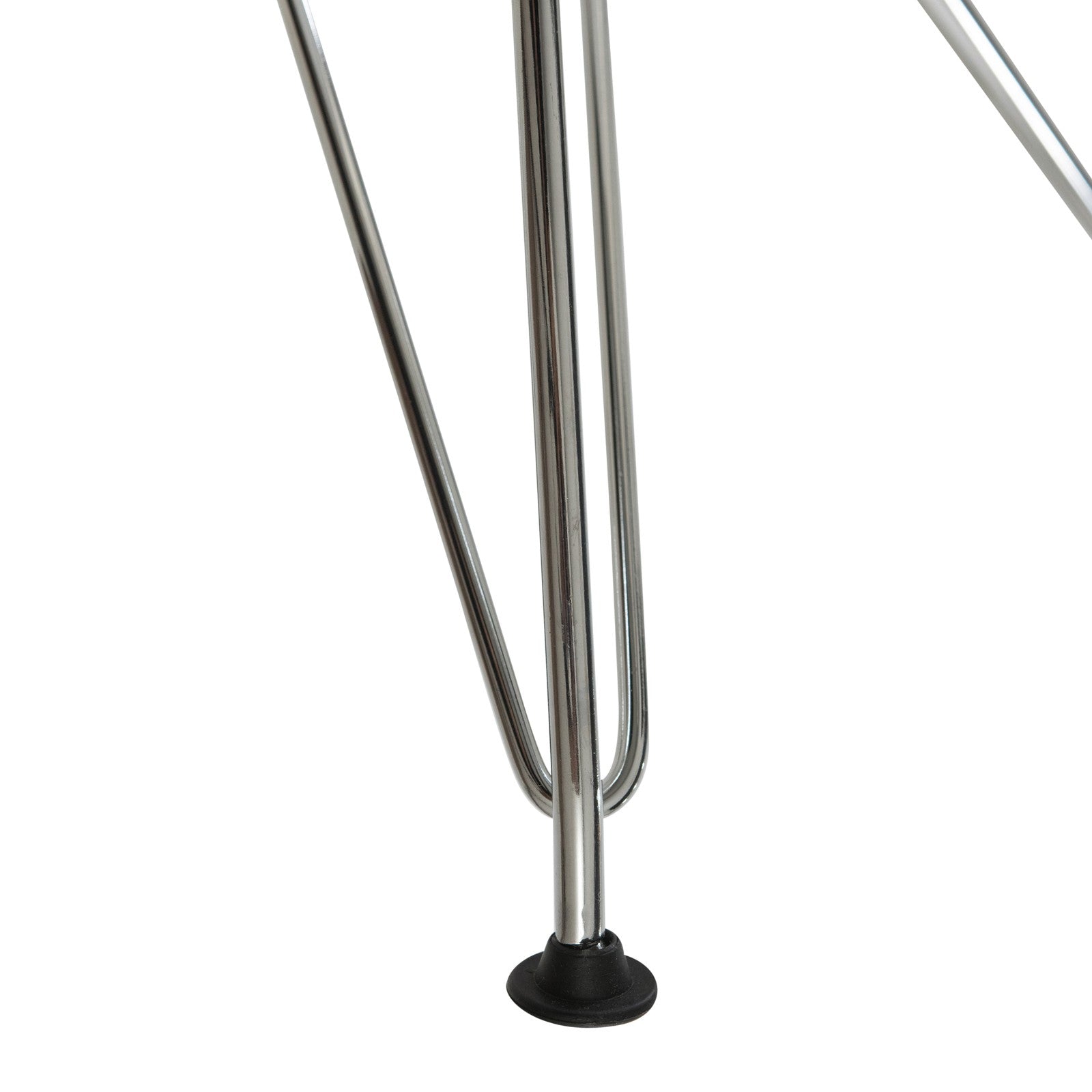 Akira Black Chair with Chrome Legs - living-essentials