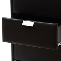 Tammy Leather 3-Drawer Nightstand - living-essentials