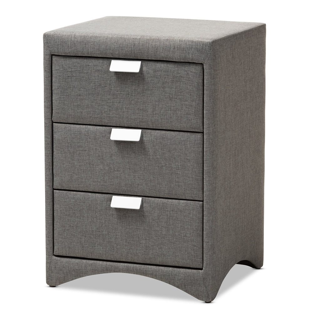 Tammy Fabric 3-Drawer Nightstand - living-essentials