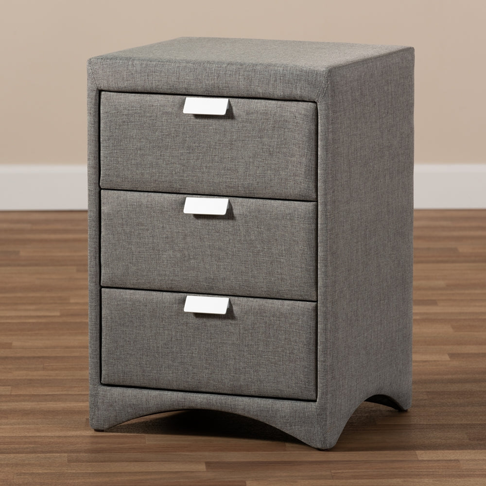 Tammy Fabric 3-Drawer Nightstand - living-essentials